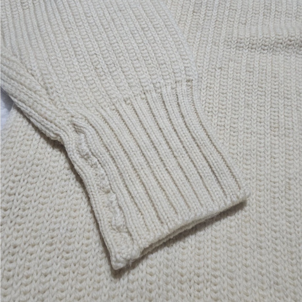 Pendleton Pure Wool Cream Sweater - image 3
